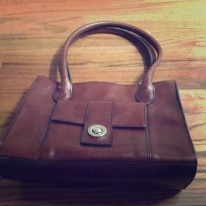 Cognac purse.